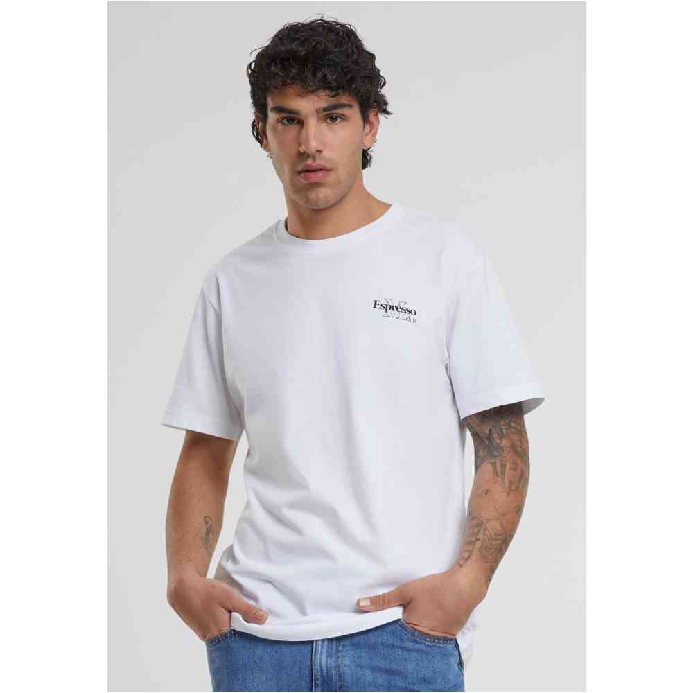 Mister Tee - Espresso M Club Mens Tshirt - White